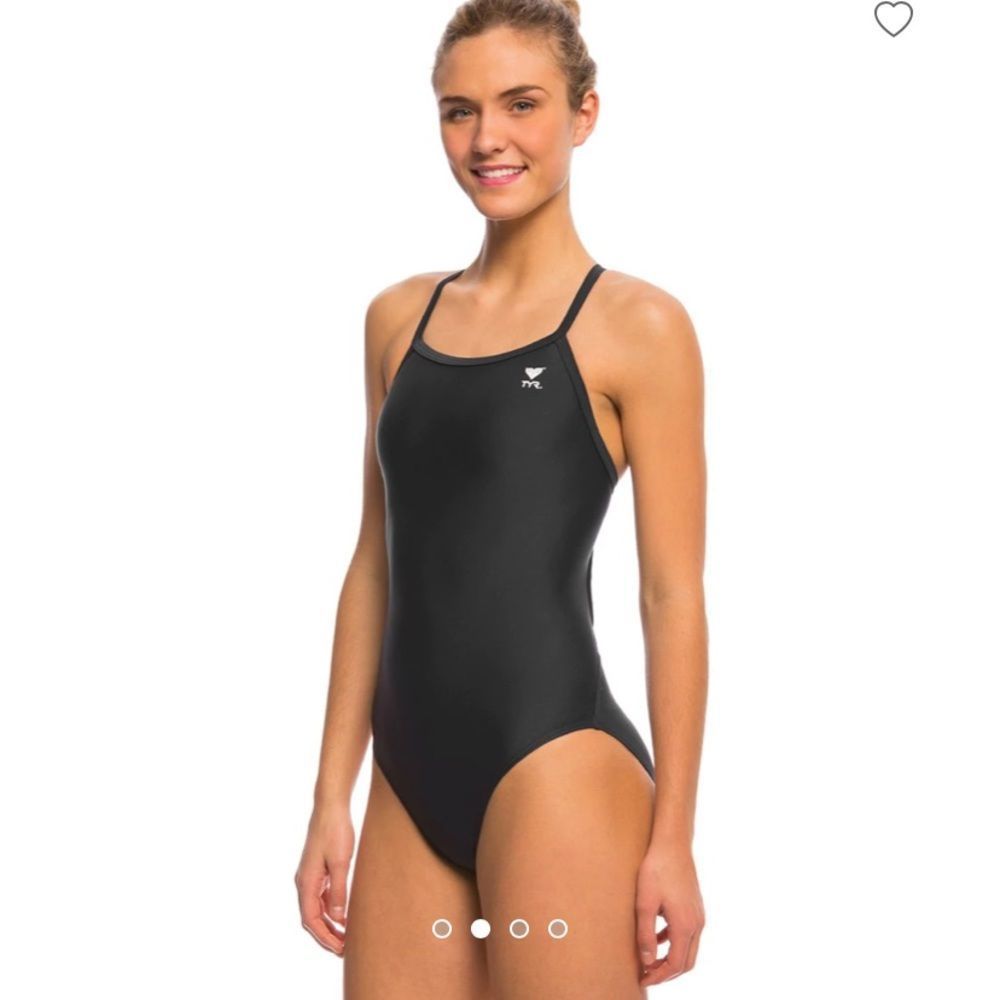 TYR Women's Eco Solid Diamondfit One Piece Swimsuit Size 36(Fit M)